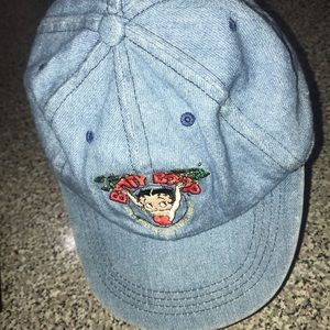 Betty boop Jean hat ,, one size stretches!